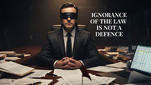 Ignorance of the law is not a defense 1 Ignorance of the law is not a defence