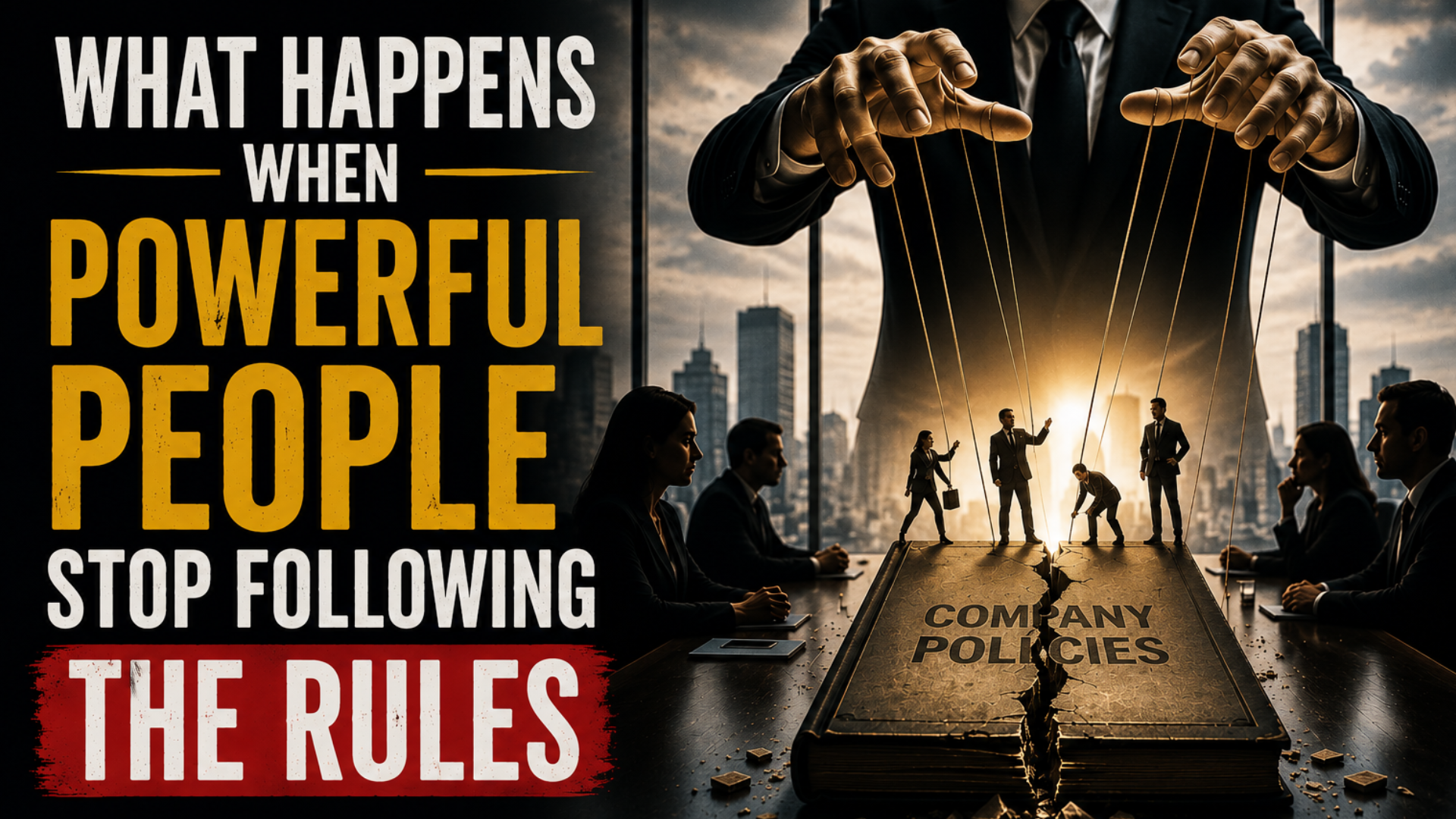 What happens when powerful people
